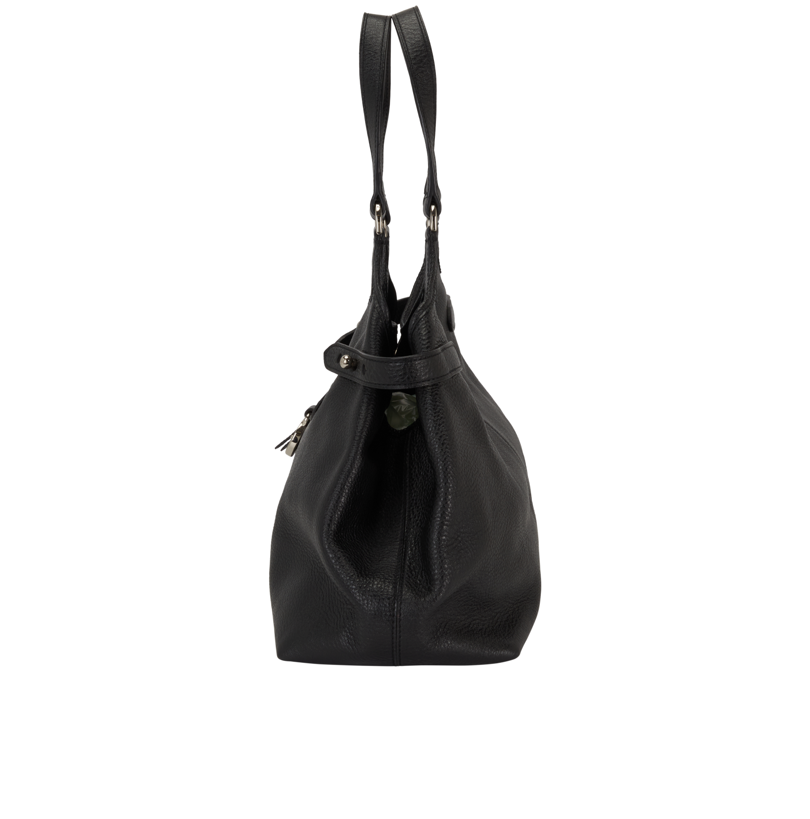 Somerset Tote, &pound;350, Handbags, Black, Leather, Bottom view